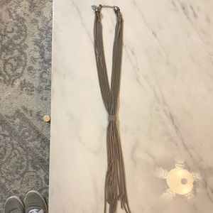 Sigal Style Stainless Steel Tassel Necklace